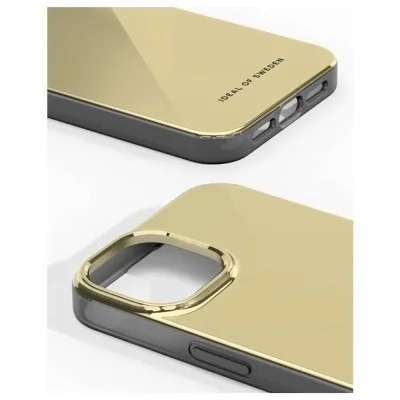 Ideal of Sweden Case for iPhone 15 Pro Clear - Mirror Gold